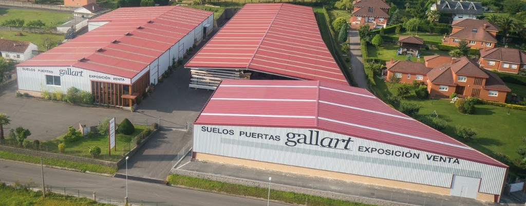 Vista aérea de las instalaciones de Gallart en Lugones