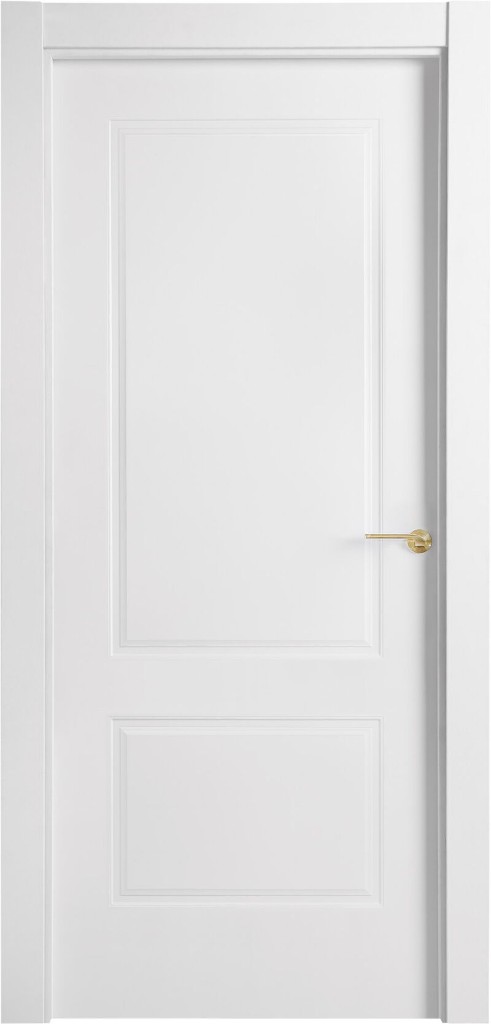 Puerta Lacada modelo 670 - Acabado blanco con dos paneles